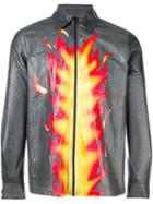 Walter Van Beirendonck Vintage Flame Print Jacket