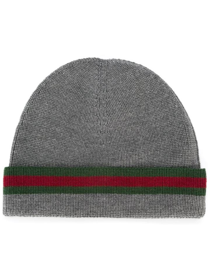 Gucci 'web' Beanie Hat