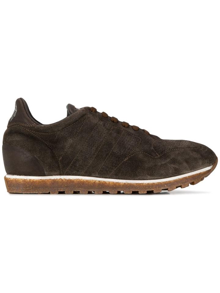 Alberto Fasciani Suede Sport Sneakers - Brown