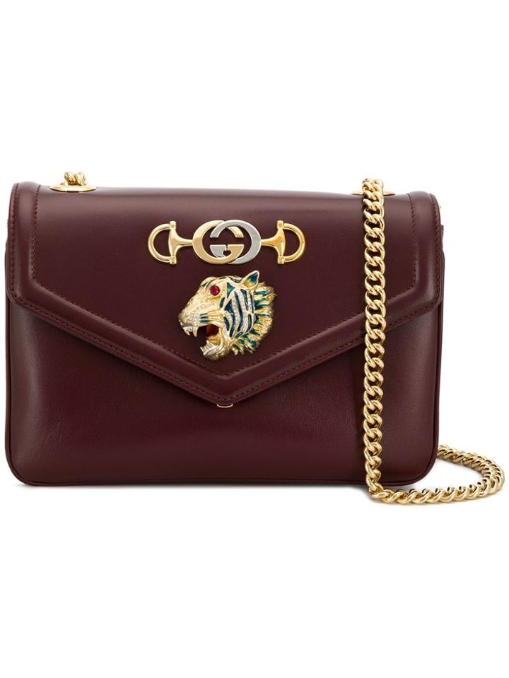 Gucci Rajah Shoulder Bag - Red
