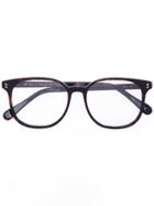 Stella Mccartney Eyewear Oversize Round Glasses - Brown