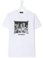 Dsquared2 Kids Logo Graphic Print T-shirt - White