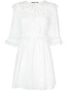 Mcq Alexander Mcqueen Pintucked Dress - White