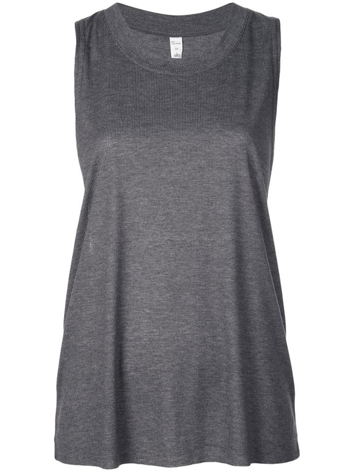 Alo Yoga Heat Wave Tank Top - Grey