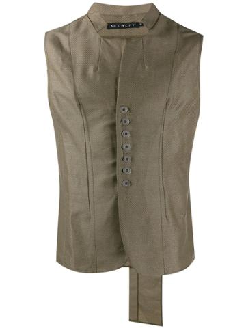 Alchemy Structured Waistcoat - Green