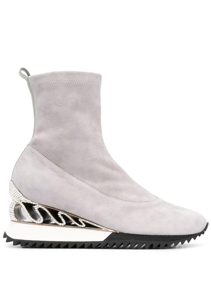 Le Silla Reiko Wave Sneakers - Grey