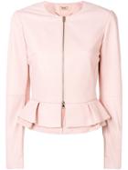Liu Jo Round Neck Jacket - Pink