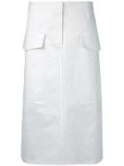 Studio Nicholson Patch Pocket Skirt - White