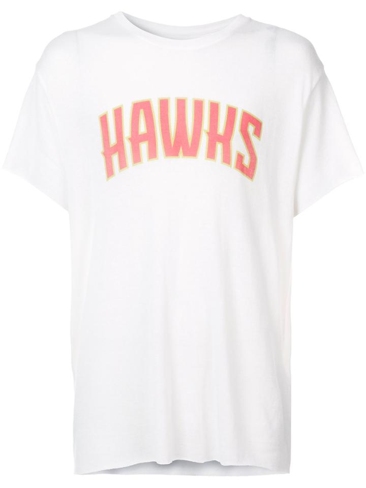 The Elder Statesman X Nba Hawks T-shirt - White