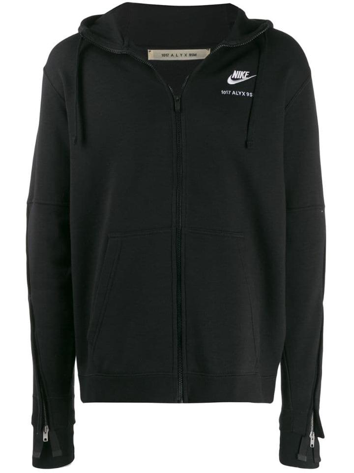 Alix Logo Print Hoodie - Black