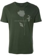 Emporio Armani Rose Silhouette T-shirt - Green