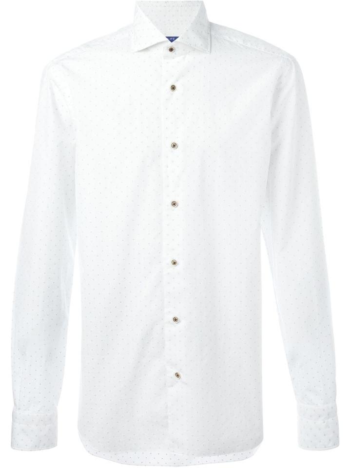 Barba Dotted Long Sleeve Shirt