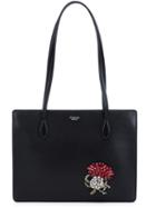 Rochas Embellished Detail Shoulder Bag, Women's, Black