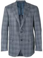 Canali - Checked Blazer - Men - Silk/linen/flax/cupro/wool - 48, Grey, Silk/linen/flax/cupro/wool