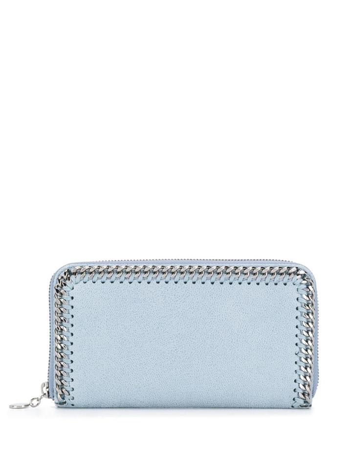 Stella Mccartney Falabella Zip-around Purse - Blue