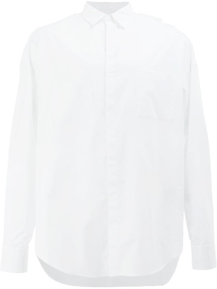 Juun.j Double Collar Shirt - White