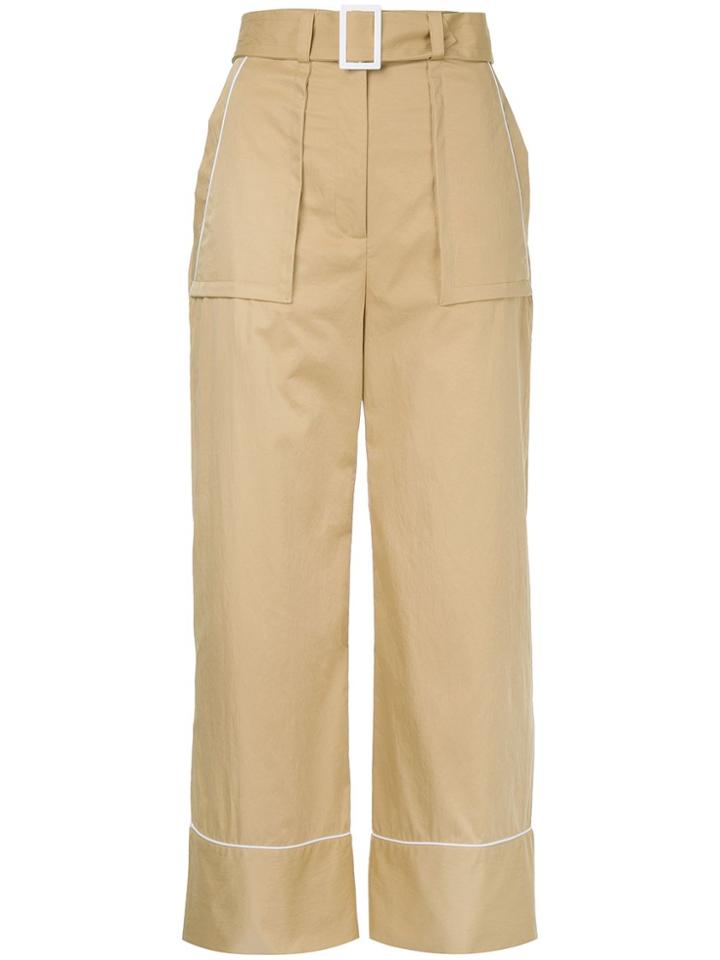 Manning Cartell Cropped Palazzo Trousers - Brown