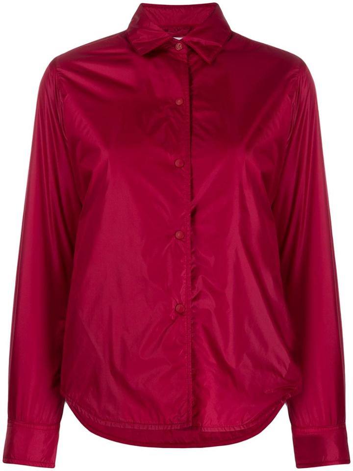 Aspesi Press Stud Shirt Jacket - Red