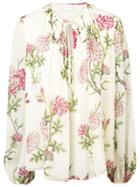 Giambattista Valli Floral-print Top - Neutrals
