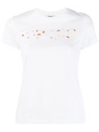 Kenzo Dots Embroidered T-shirt - White