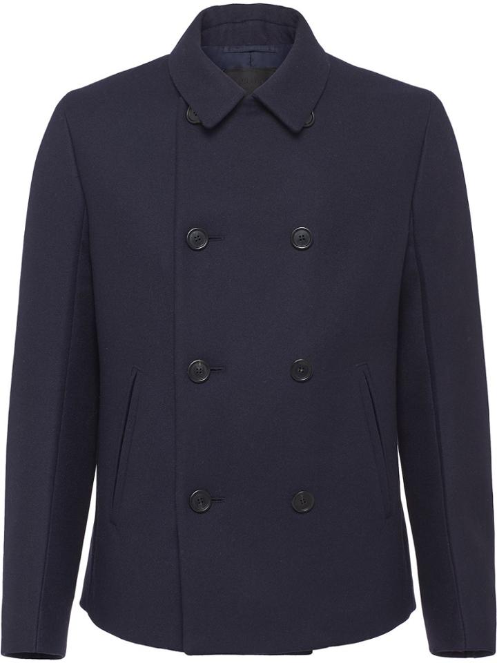 Prada Double Cloth Jacket - Blue