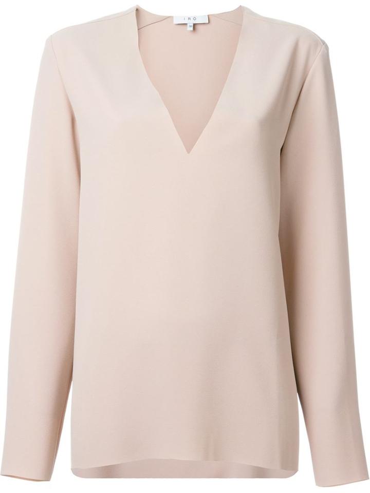 Iro Debbie Blouse, Women's, Size: 38, Nude/neutrals, Polyester