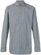 Z Zegna Plain Button Shirt - Blue