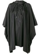 Moncler Hooded Windbreaker Coat - Black