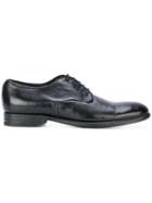 Pantanetti Smooth Derby Shoes - Black