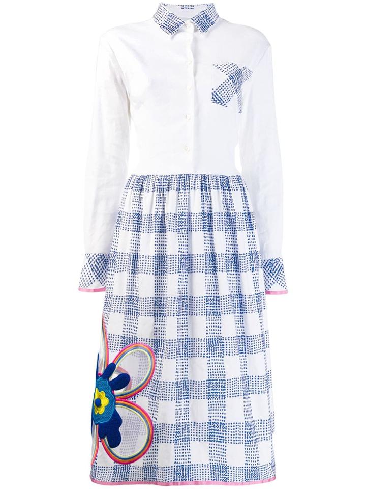 Mira Mikati Printed Day Dress - White