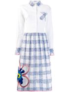 Mira Mikati Printed Day Dress - White