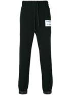 Sacai Branded Patch Sweatpants - Black