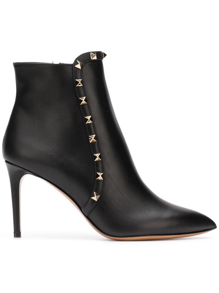 Valentino Garavani Rockstud Ankle Boots - Black
