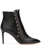 Valentino Garavani Rockstud Ankle Boots - Black