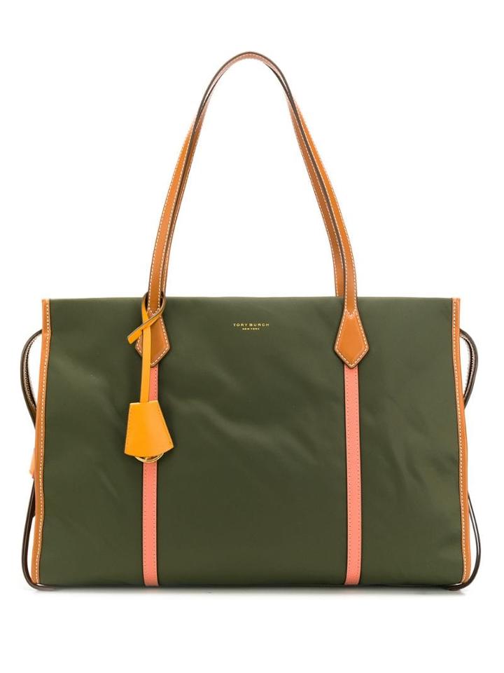 Tory Burch Colour Block Tote Bag - Green