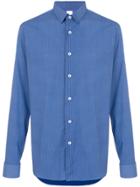 Xacus Geometric Patterned Shirt - Blue