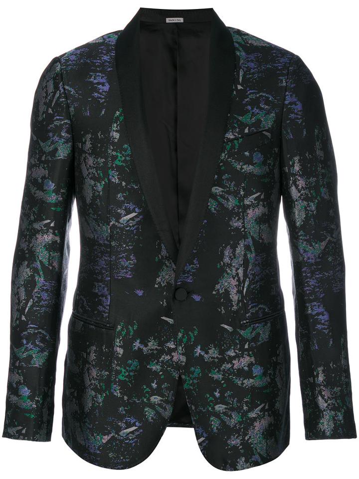 Lanvin - Blazer - Men - Silk/polyester/cupro - 46, Black, Silk/polyester/cupro