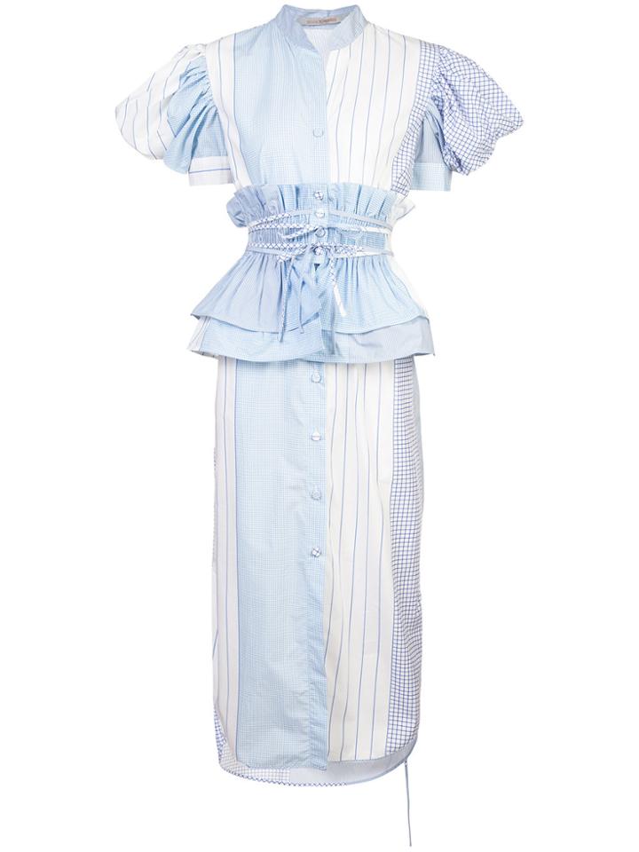 Silvia Tcherassi Soragna Poplin Dress - Blue