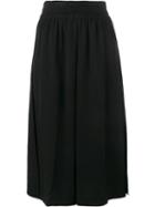 Acne Studios Wide Leg Culottes, Women's, Size: 40, Black, Cotton/triacetate/viscose