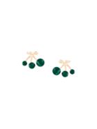 Eshvi Beaded Earrings, Women's, Green