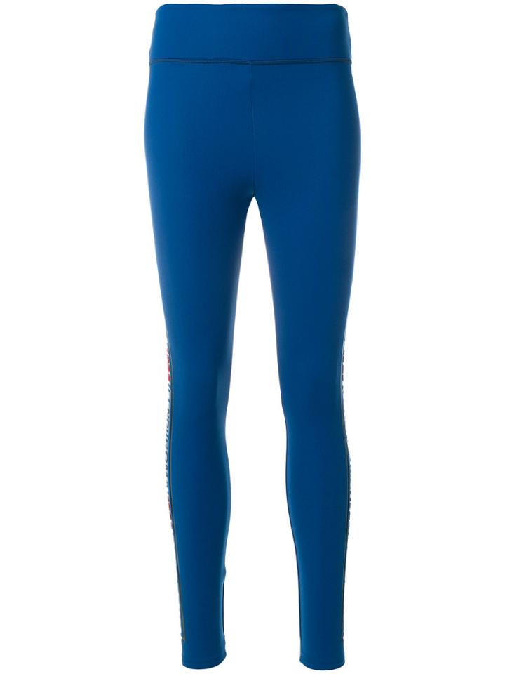 Fendi Side Panel Leggings - Blue