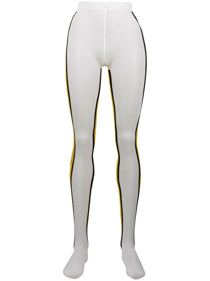 Calvin Klein 205w39nyc Side Stripe Tights - White