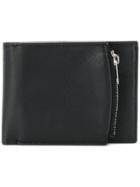 Maison Margiela Side Zip Billfold Wallet - Black