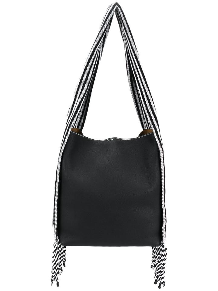 Loewe Scarf Bucket Bag - Black