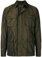 Sealup Pocket Front Shirt Jacket - Brown