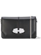 Carven Chain Strap Shoulder Bag, Women's, Black, Leather