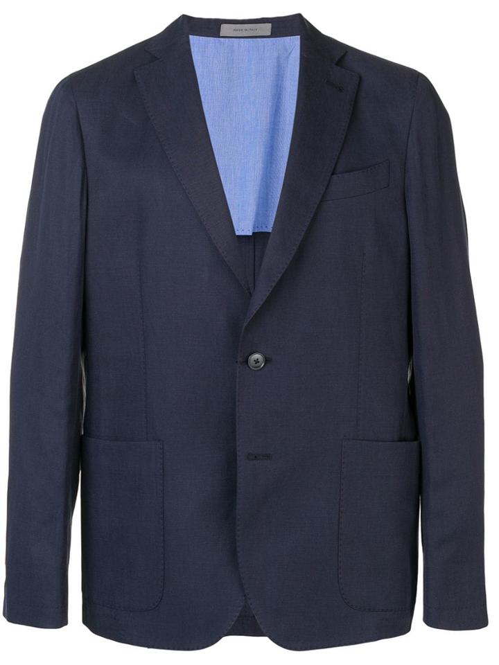 Corneliani Classic Tailored Blazer - Blue