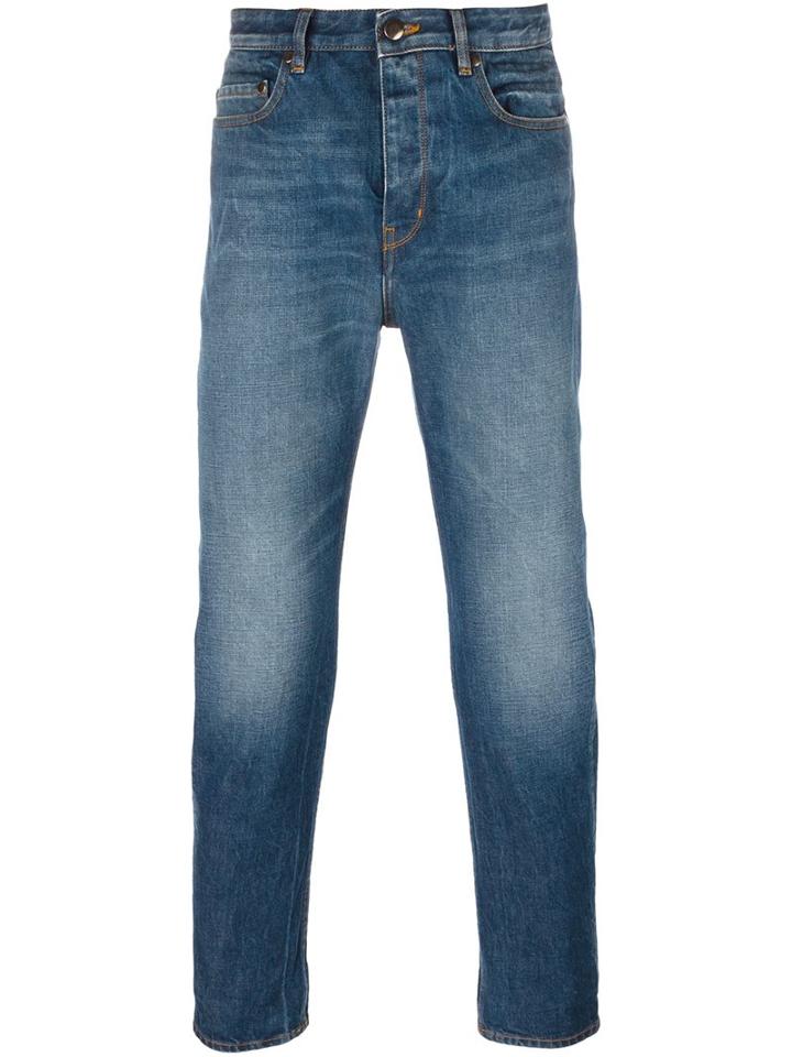 Golden Goose Deluxe Brand 'golden Happy' Jeans, Men's, Size: 33, Blue, Cotton