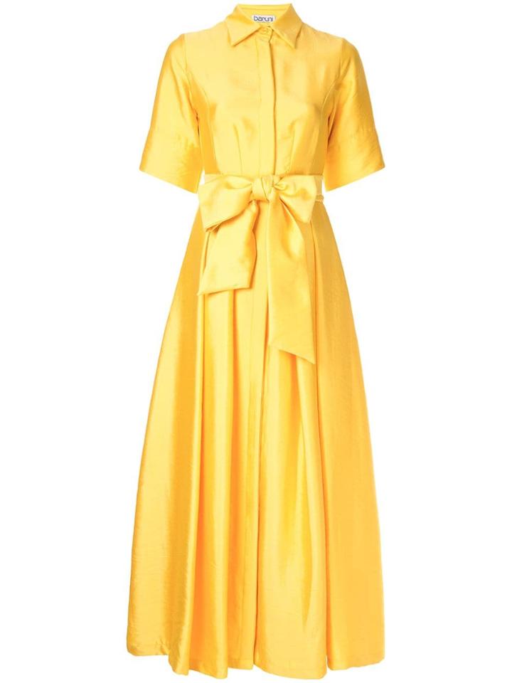 Baruni Shirt Maxi Dress - Yellow