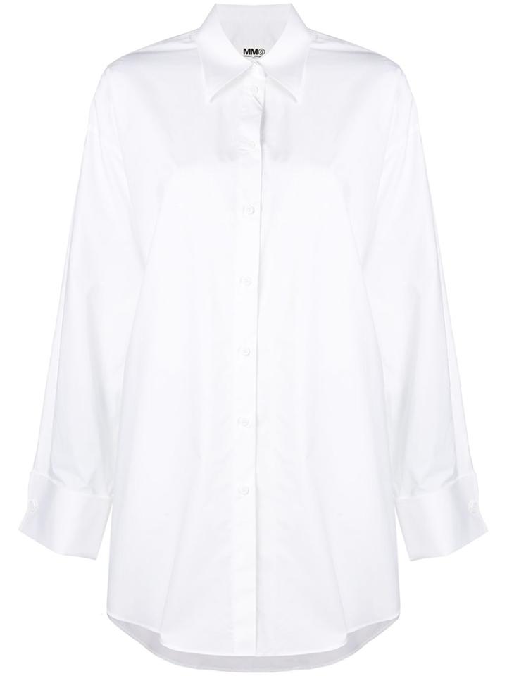 Mm6 Maison Margiela Oversized Classic Shirt - White